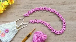 Mask Strap Crochet tutorial easy pattern for beginner