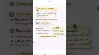 Purpose of Cost Sheet | Cost Accounting | CMA Inter