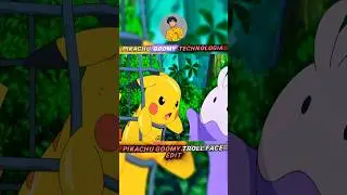 PIKACHU GOOMY TECHNOLOGIA EDIT || PIKACHU GOOMY TROLL FACE EDIT 😈 #pokemon #pikachu #goomy #shorts