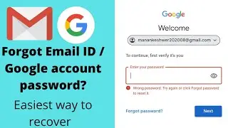 Gmail Account Forgot Password | Manan Keshwer