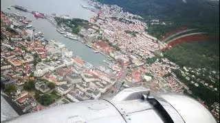 Flying with Dakota Norway's DC-3 from 1943 over Bergen, Norway