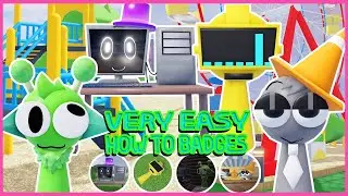 Roblox Update - How to get 4 Badges in 3D Sprunki Retroplay