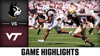 Wofford Terriers vs. Virginia Tech Hokies Game Highlights | 2025 ACC Football