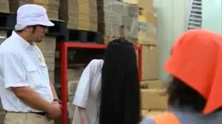 Sadako's first day at work