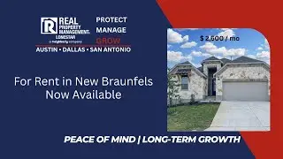 For Rent in New Braunfels TX | 3BR Home | $2,600/mo | RPM LoneStar