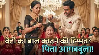“बच्ची के बाल काटने की हिम्मत?” तभी ससुर आगबबूला हो उठा!
