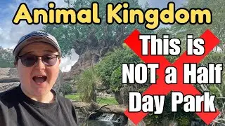 Everyone LIES About Animal Kingdom, This is NOT a Half Day Park