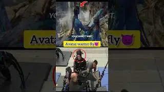 Avatar movie Ekran bird first flying actor shooting 😱 #shorts