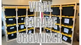 WE BUILT THE VIRAL COSTCO TOTE GARAGE ORGANIZER