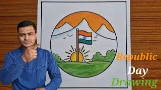 Republic Day Drawing Easy Steps /Republic Day Drawing For Beginners / Independence Day