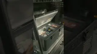 APL20-12v fridge option for a few drinks, coffee supplies, and maybe a meal or two.