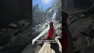 Hiking Bridal Veil Falls, Gold Bar, Washington #washingtonstate #waterfall #hike