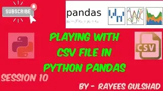 Pandas DataFrame | Reading CSV File | DataFrame How to read CSV file in Python Pandas?