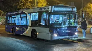 *Thrash + Kickdown* Metrobus Crawley Route 100 Journey | Scania Omnicity N230UB - 6632 (YN08DFY)