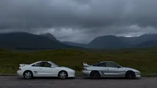 Toyota MR2 Turbo drive to Jimmy Savile's abandoned house and through Glencoe (POV insta360)