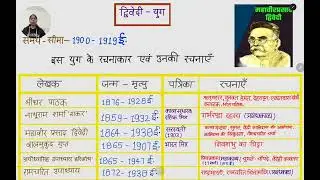 हिंदी साहित्य का इतिहास | द्विवेदी युग | संपूर्ण हिंदी व्याकरण | Hindi Sahitya - Dwivedi Yug 