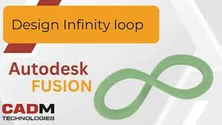 Design Infinity symbol in Autodesk Fusion
