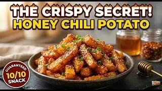 Honey Chili Potato | Restaurant Style Crispy Starter |  Homemade Honey Chili Potato | Easy Recipe