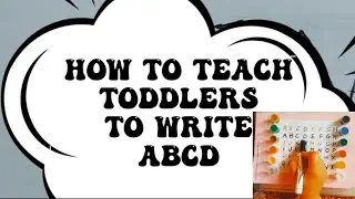 How to teach a toddlers write 🔠||kids Writing abcd||standing sleeping and cross line for kids