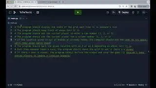 Python Tutorial | Tic-tac-toe - Part 1