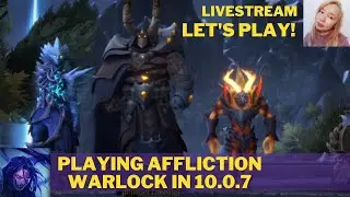 WoW Dragonflight 10.0.7 / Doing Quest to Get Strongest Primordial Stone Ring / Affliction Warlock