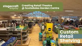 Custom Retail Shelving and retail displays @ Scotsdales Garden Centre by Stagecraft Display ✨
