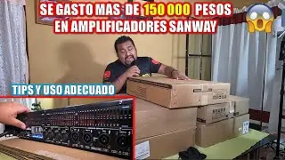 LO que NO SABIAS😱de LOS AMPLIFICADORES SANWAY la MERA NETA😳YA nos LLEGARON MAS EQUIPOS SANWAY🇨🇳