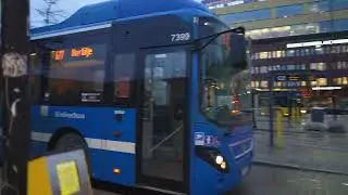 Sweden, bus 677 ride from Uppsala to Rimbo