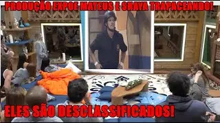 SHAYA E MATEUS S&Atilde;O DESCLASSIFICADOS DA PROVA! PRODU&Ccedil;&Atilde;O MOSTRA MOMENTO Q ELES ARMAM PRA SAORY E MESQU