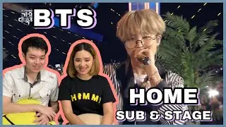 [Thai Reaction] BTS (방탄소년단) - HOME l ก็คืออ้อนเก่ง 555 เพลงน่ารัก สเตจก็น่าร้ากกก