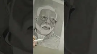 Narendra modi ji drawing 🖌😍please bata na kesi lagi drawing 😊#varal #modiji #sketch