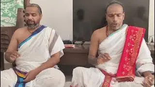 Ghanaparayanam by V Kannan Ghanapaatigal & group at our Bangalore house