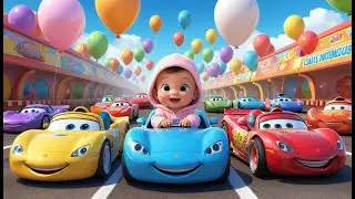 Counting Cars Race | Fun Learning & Action Song for Toddlers
