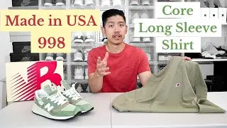 Новый год, New Balance Haul 2024 &mdash; футболка Core с длинным рукавом и обзор и примерка 998