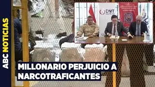Carga de media tonelada de cocaína incautada en Villeta tenía como destino Europa