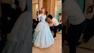 Backstage😍#sewing #cinderella #disneyprincess #disneycosplay #cinderellamovie #princess #sew