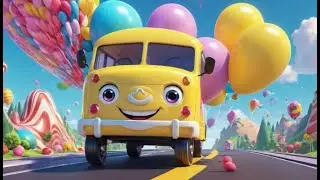 Wheels on the Bus Go Zoom Zoom | Speedy Bus Song for Kids | Fun Transport Rhyme for Toddlers