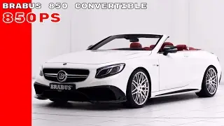 850PS Brabus 850 Convertible - Mercedes S63 AMG