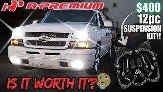99-06 Silverado 12pc A-Premium Suspension Kit Install