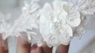 Подвязка на ногу невесты 