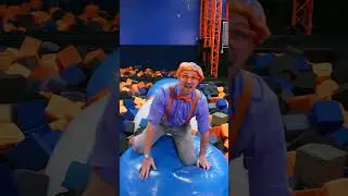 Blippi Acts Like and Animal at Skyzone #Shorts | Blippi | Videos for Kids