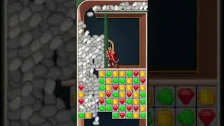 Royal Match (Ads Minigame) Clear Rocks and match 3 (26-4-2025) #shorts