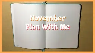 November Plan With Me