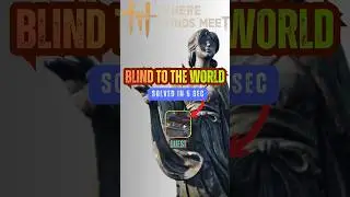 How to Solve the Mechanical Puzzle in Blind to the World Quest #shorts #wherewindsmeet #wwm