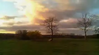 Morgenregn og aftensol