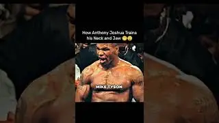 Anthony Joshua Trains his Nack and Jaw 🥊 #viral #boxing #boxinghighlights #boxingnews #youtubeboxing