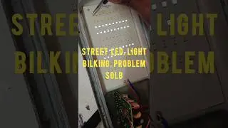 street light blinking repair new trick|led street light blinking repair|street led light in hondi