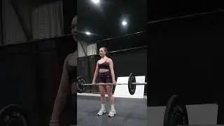 Learning hang cleans #motivation #fitfemales #fitfemale #fitnessinspiration #gymtips #newyear #2024