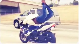 Motorcycle Yoga | Insane Motorcycle Tricks