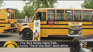 Pack The Bus Holds Tech Drive